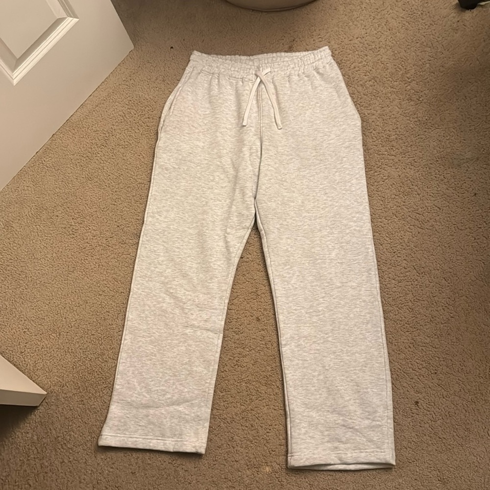 White BooHooMan SweatPants